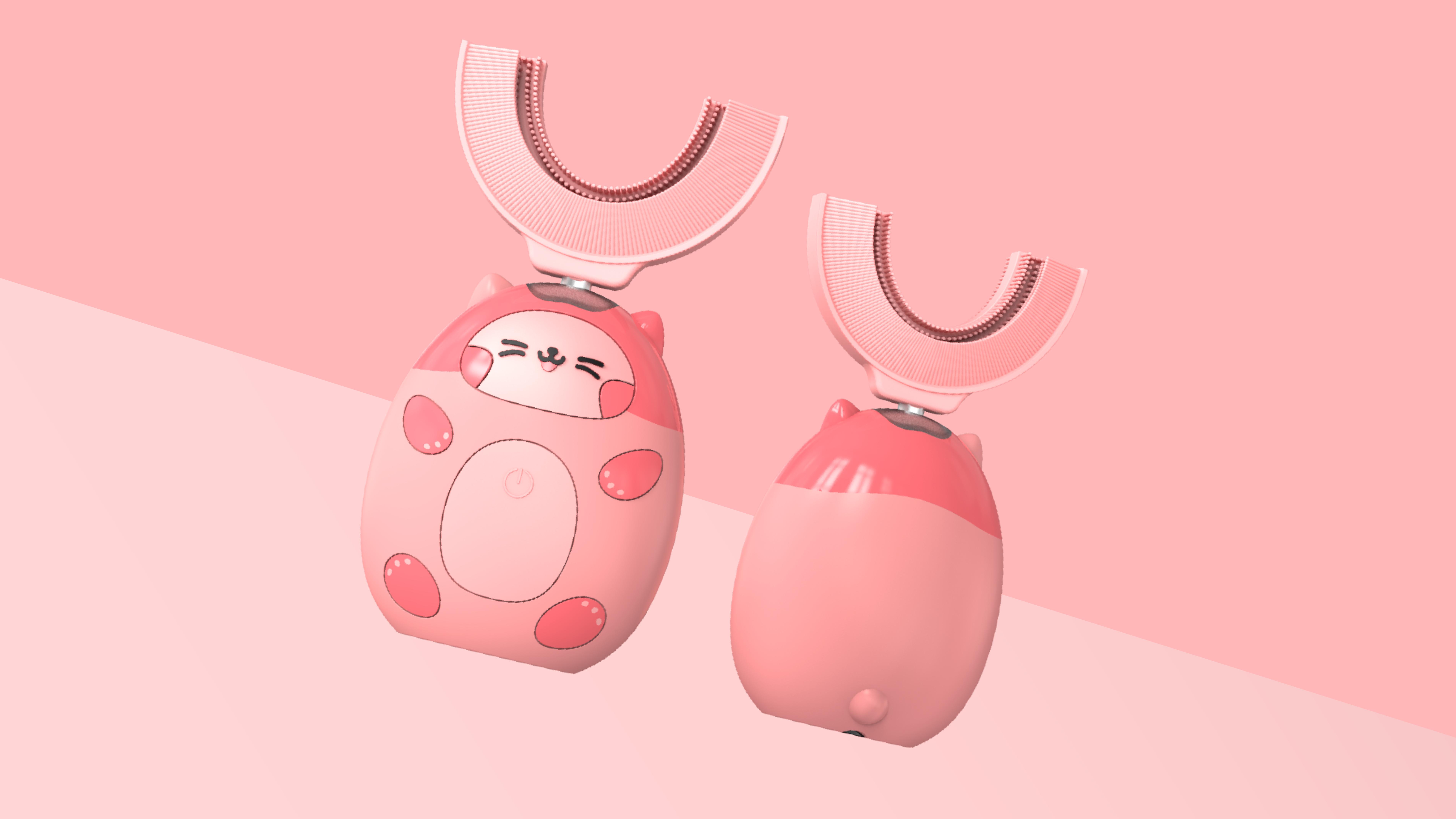 Children's toothbrush，cat，Small，