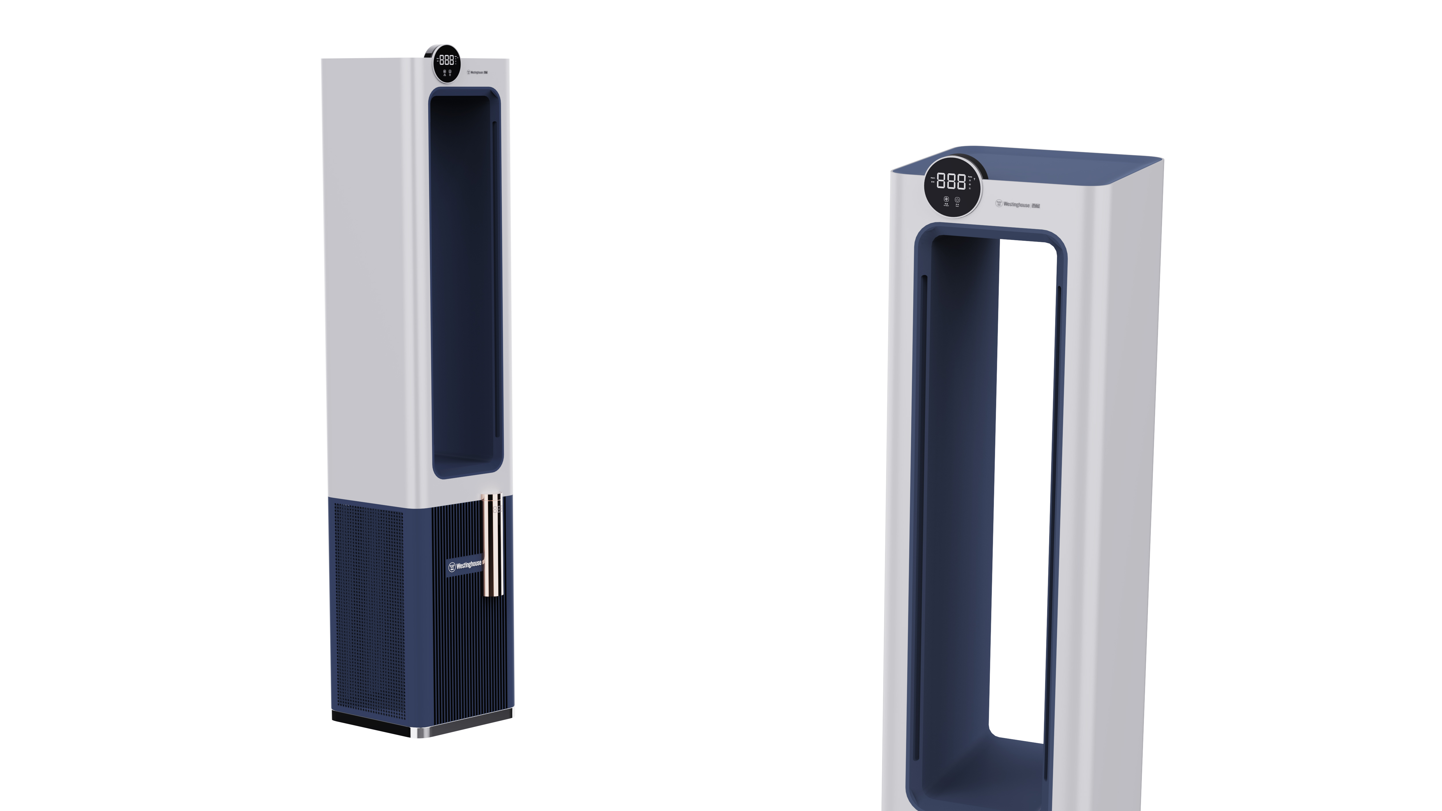 industrial design，Light luxury，Leafless fan，Home appliance design，Home product design，Sense of science and technology，Wireless remote control，Air conditioning fan，