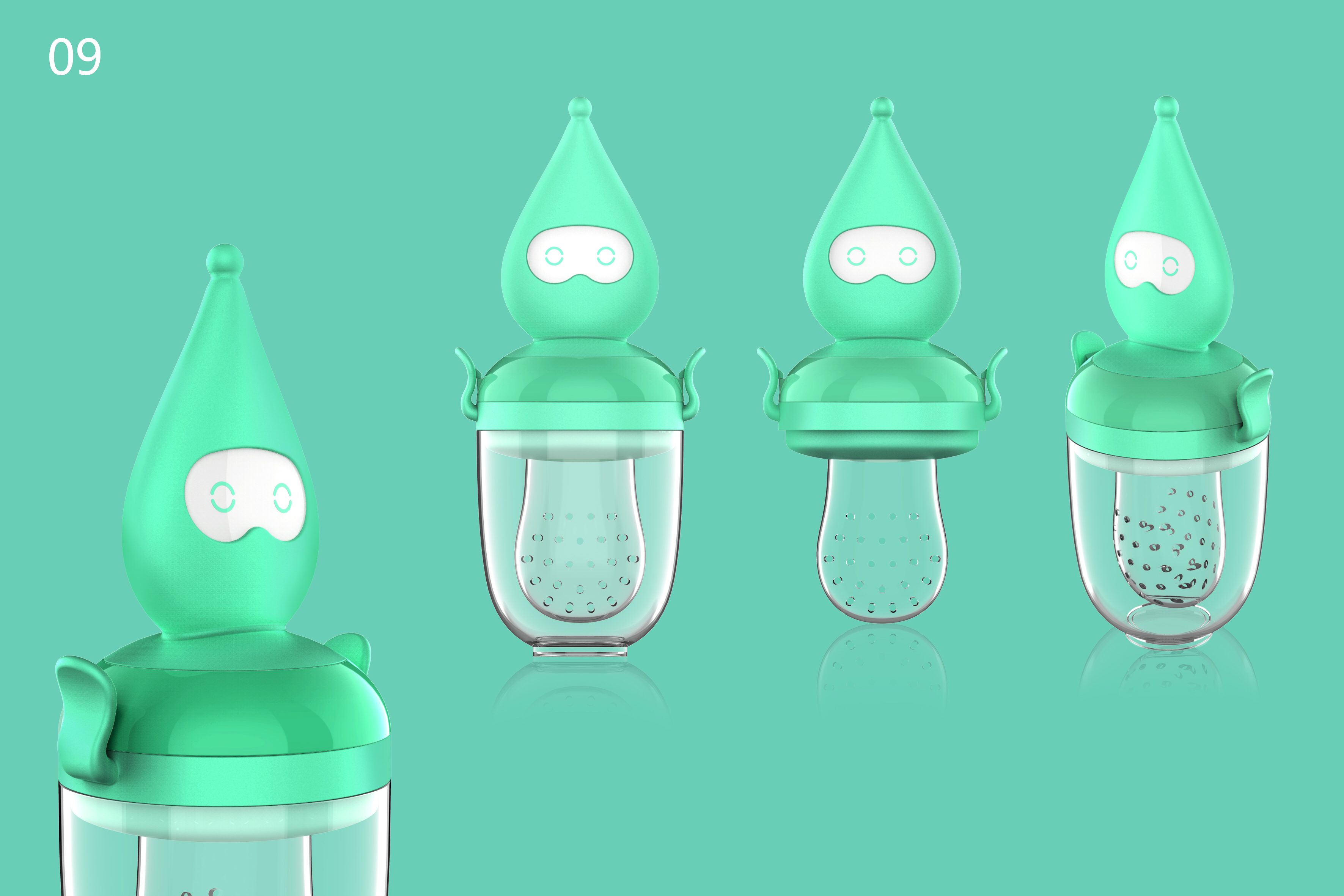 Maternal and infant products，Appearance design，Structural design，tableware，