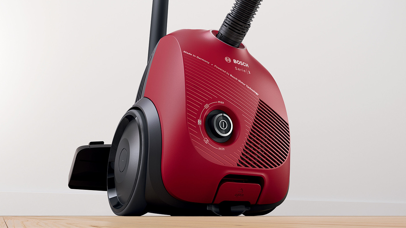 Vacuum cleaner，BOSCH Series，Household Electric Appliances，2022 Red Dot Product Design Award，