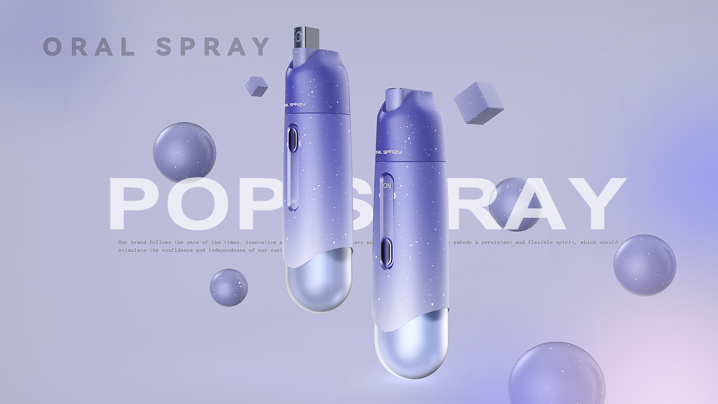 Oral spray，Gehu，Portable，fresh，fashion，Simplicity，