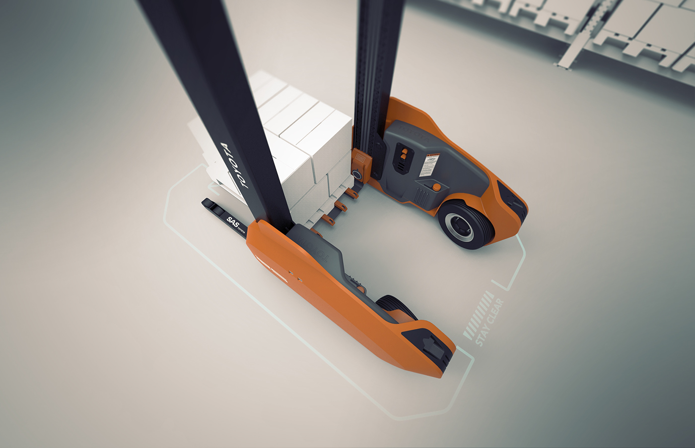 Toyota，Forklift，product design，industrial design，conceptual design，