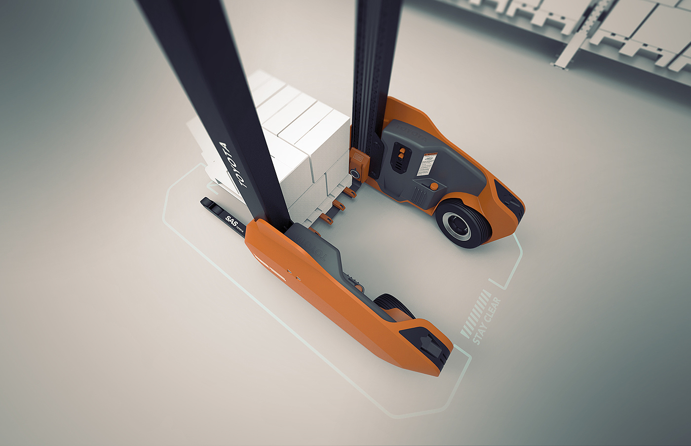 Toyota，Forklift，product design，industrial design，conceptual design，