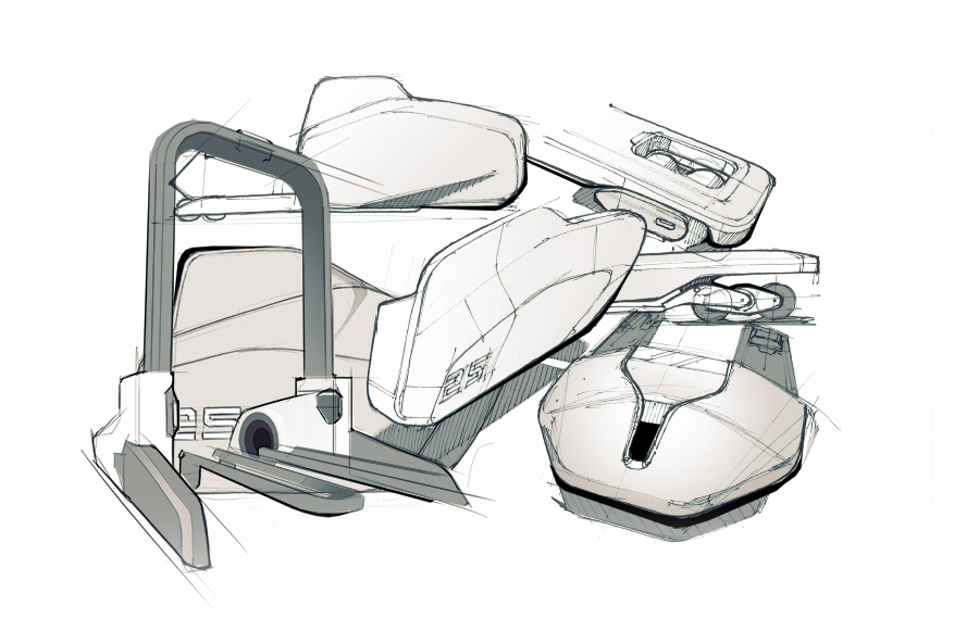 Toyota，Forklift，product design，industrial design，conceptual design，