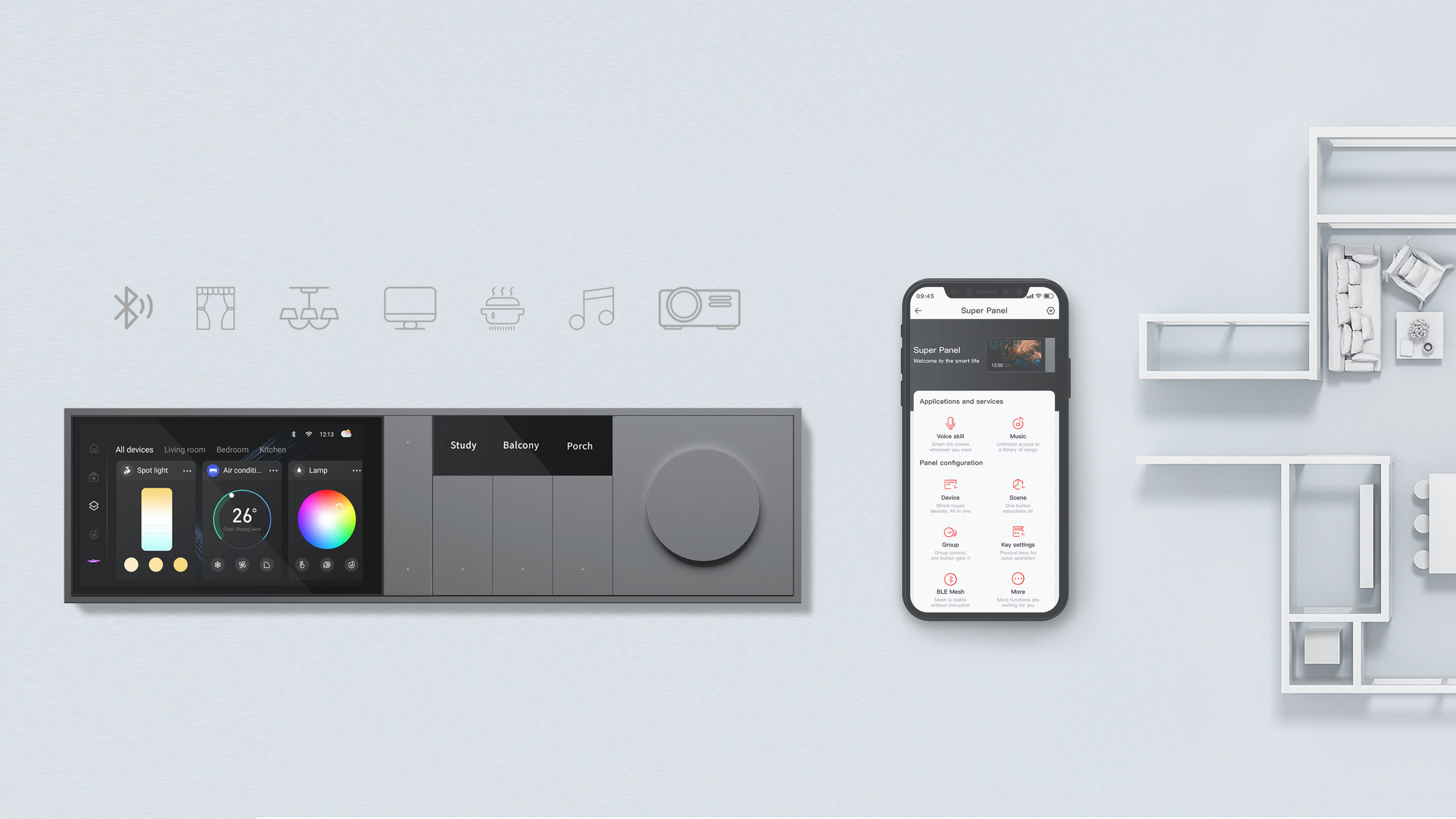 2022 Red Dot Product Design Award，Super+ Series，Smart panel，