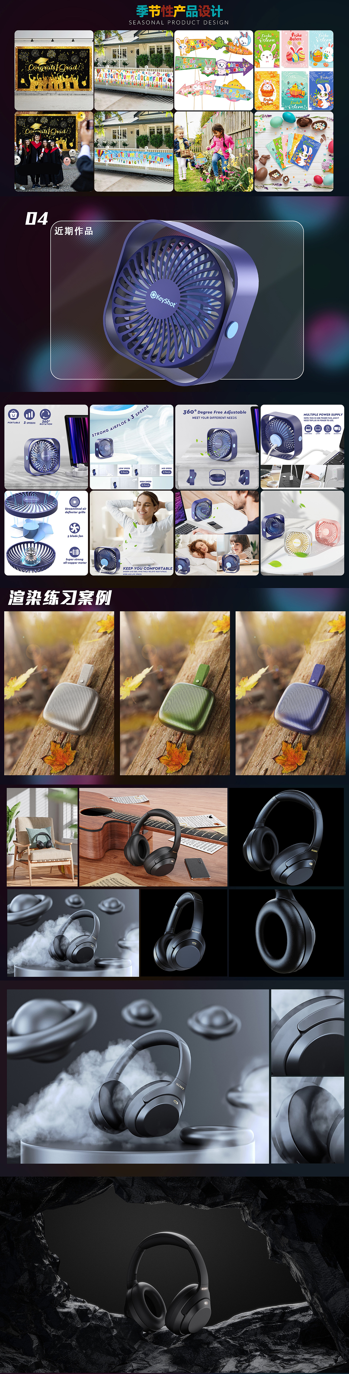 Amazon，keyshot，rhinoceros，ps，sample reels，