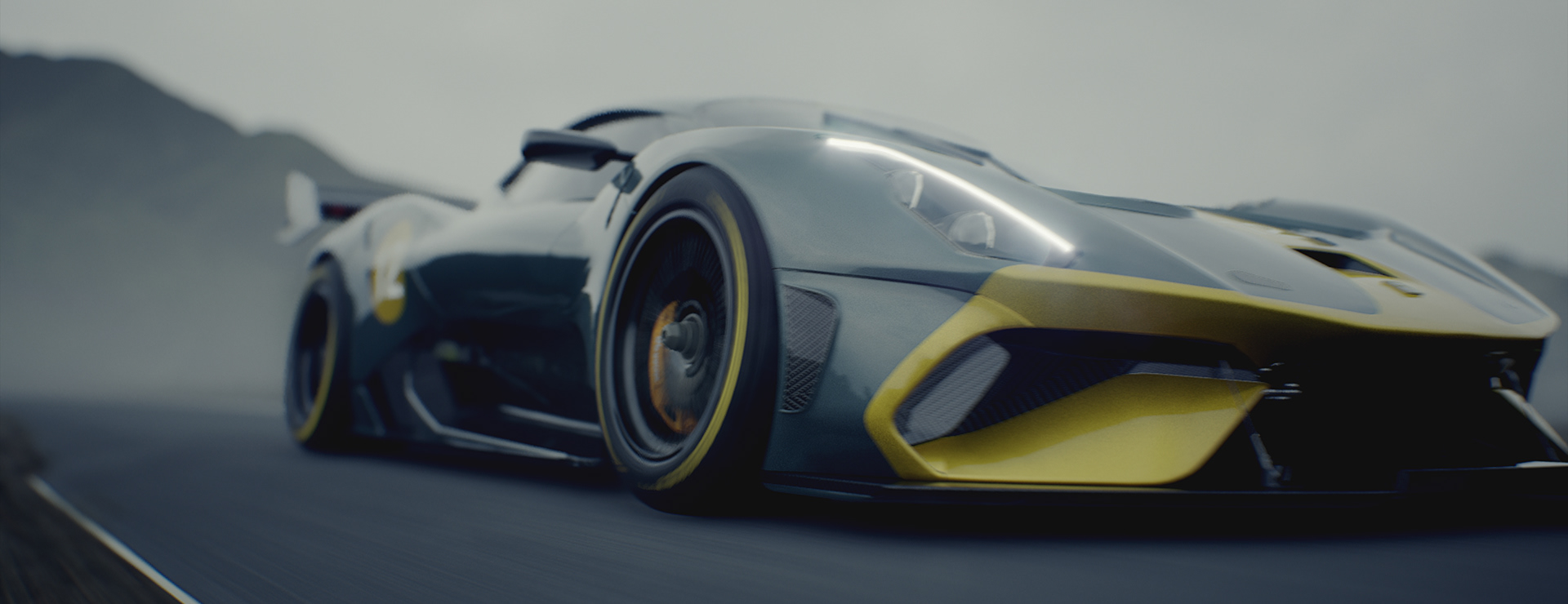 automobile，3d，Island operation，cgi，Unreal Engine ，