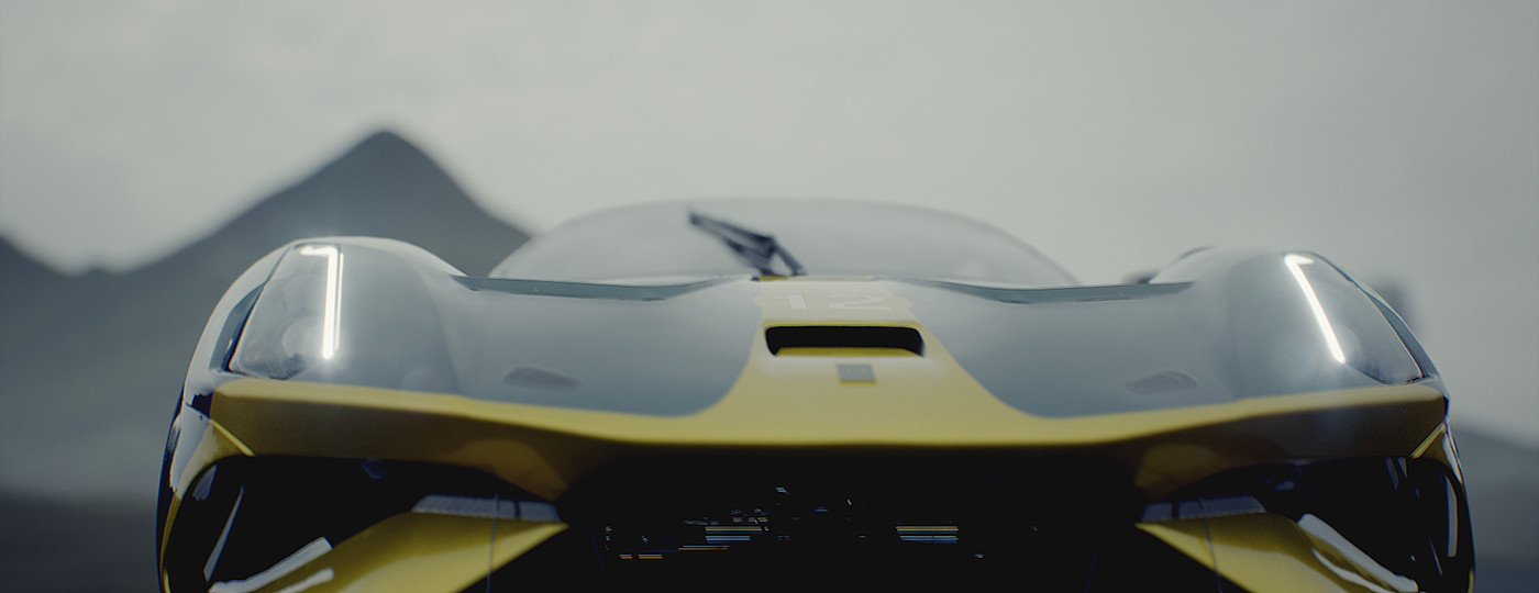 automobile，3d，Island operation，cgi，Unreal Engine ，