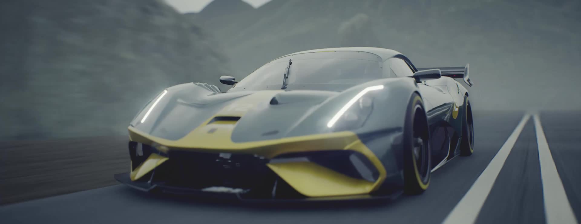 automobile，3d，Island operation，cgi，Unreal Engine ，