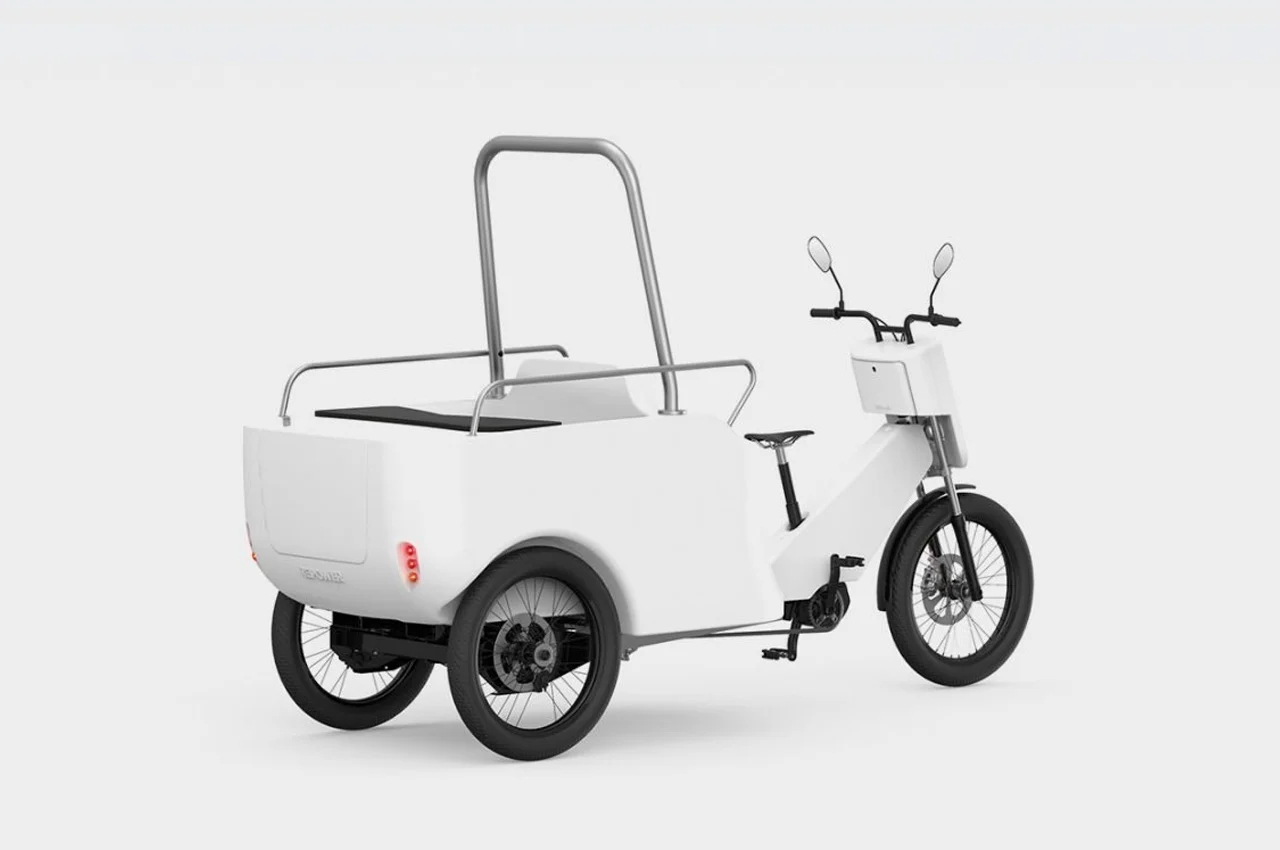 Cargo bicycle，Round，Electric，industrial design，