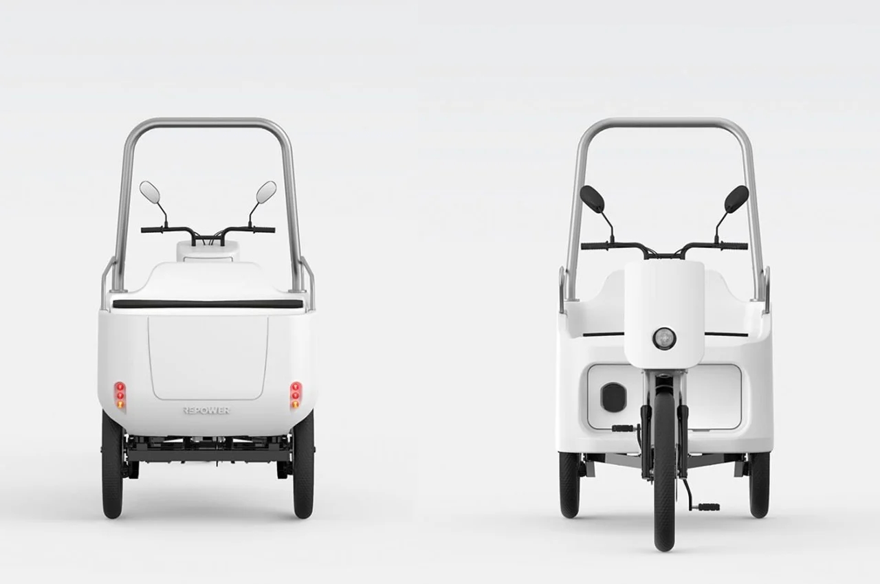 Cargo bicycle，Round，Electric，industrial design，