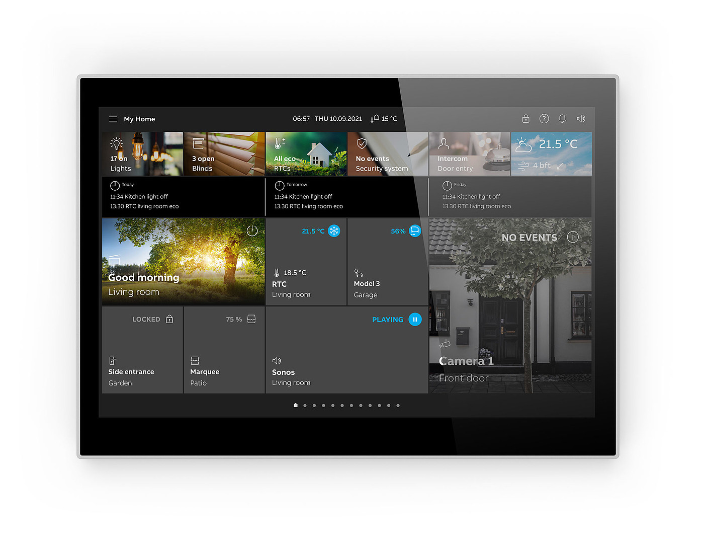 2022 Red Dot Product Design Award，Busch-SmartTouch®10"，display，Touch ，