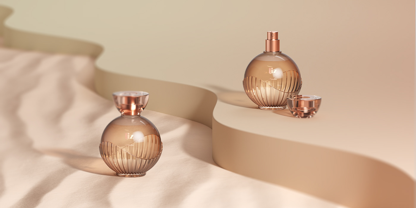 LIz，Perfume，brand，product design，Perfume bottle，packing design，