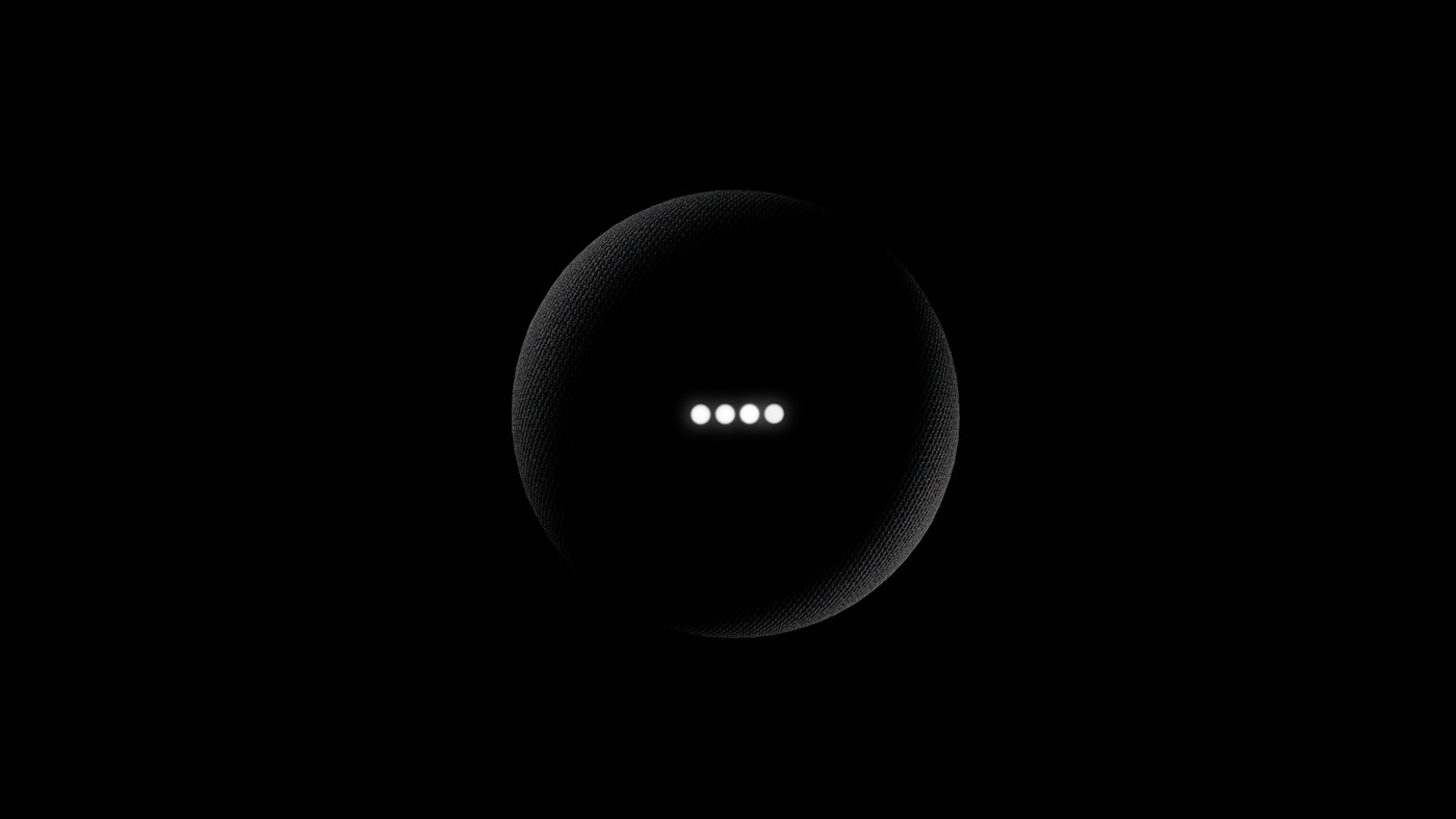 speaker，Mini，Google Home，3d，Render，