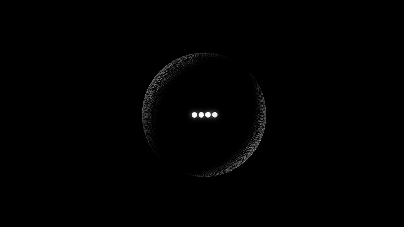 speaker，Mini，Google Home，3d，Render，