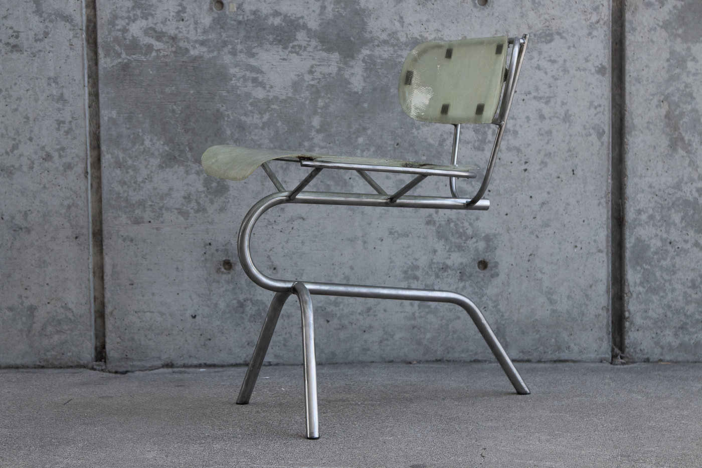 chair，U-shape，3d，product design，Metal，