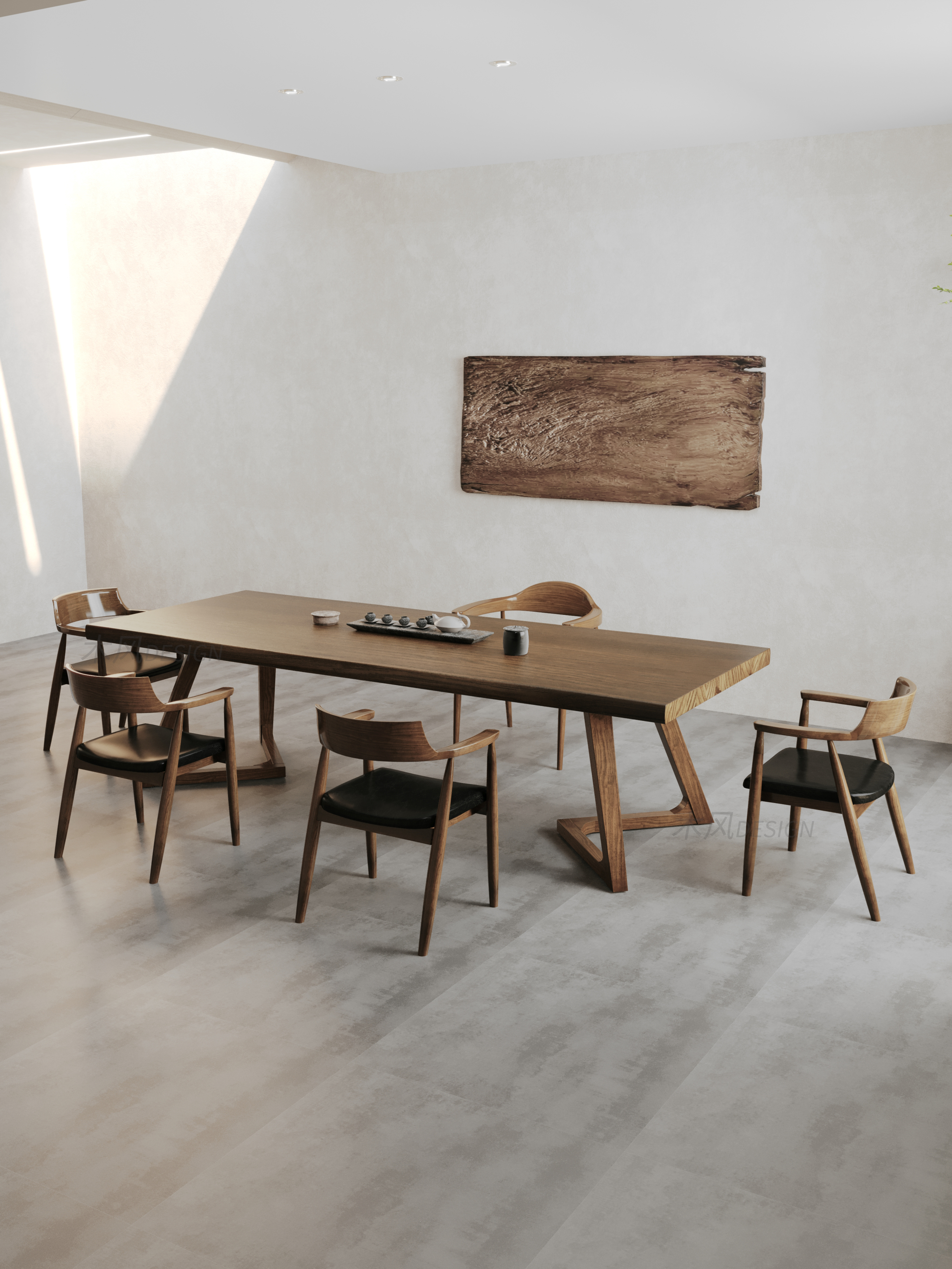 Tea tables and chairs，design sketch，furniture，online retailers，solid wood，corona，