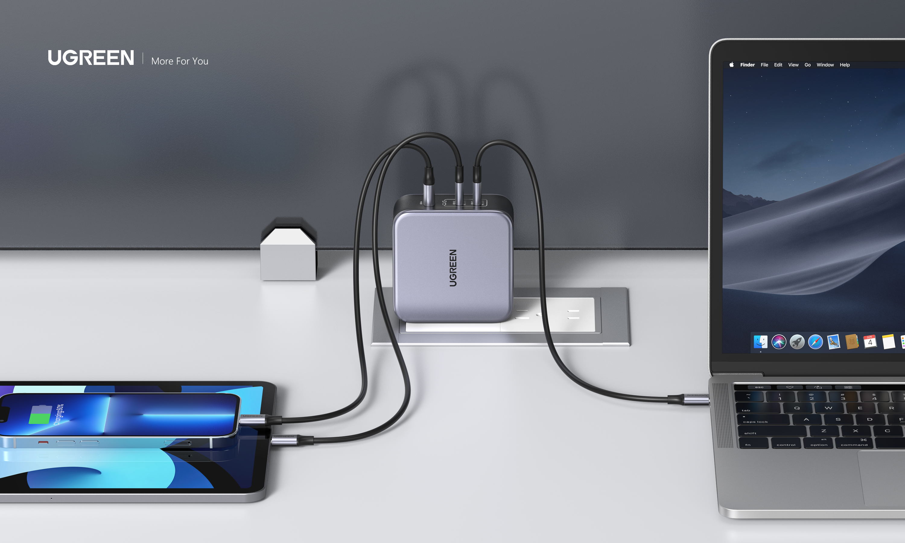 Product rendering，keyshot，Digital product rendering，Charging head，