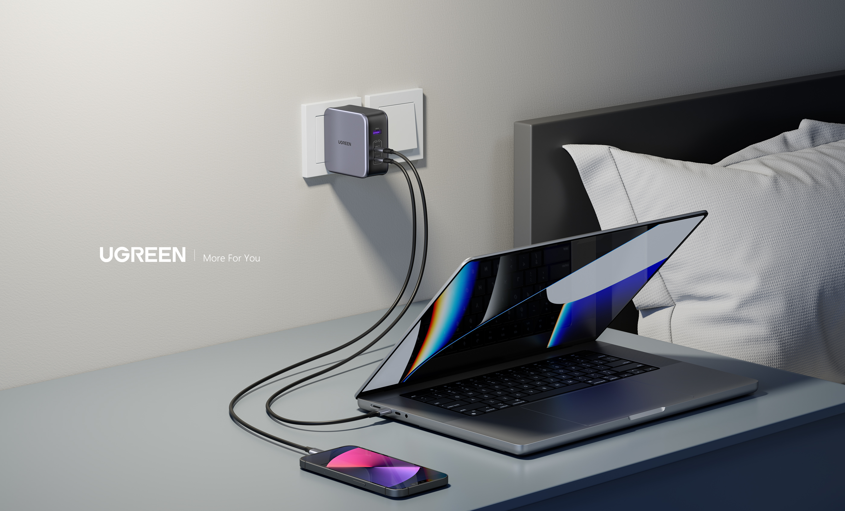 Product rendering，keyshot，Digital product rendering，Charging head，