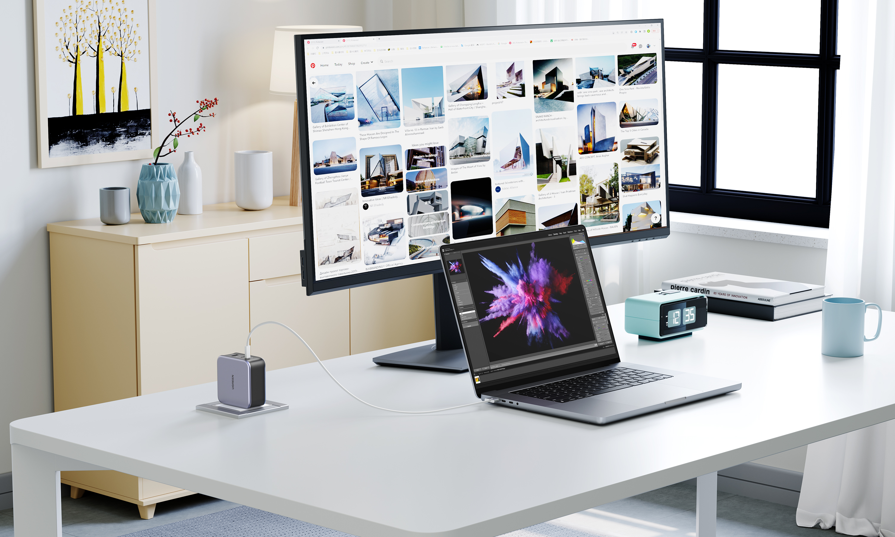 Product rendering，keyshot，Digital product rendering，Charging head，