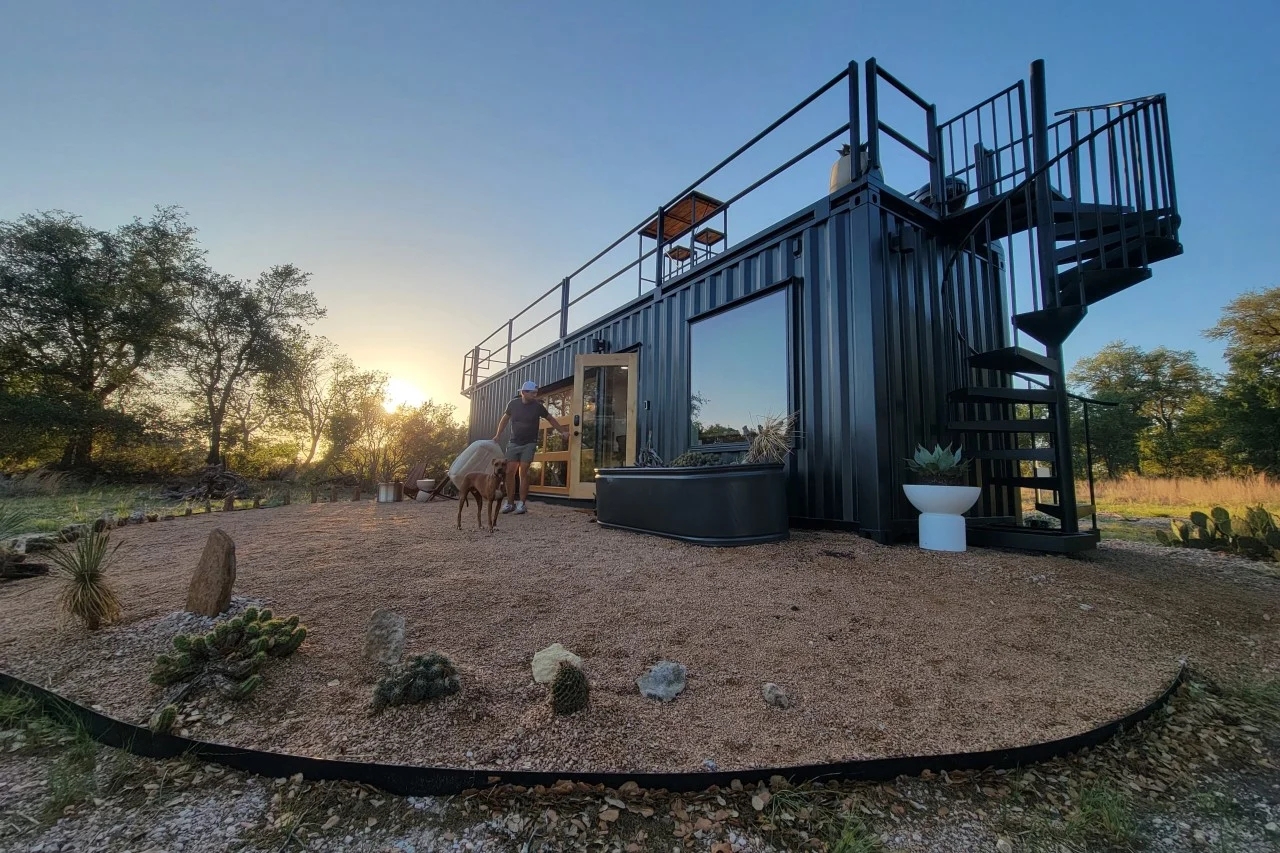 Container，Desert Rose Ranch，Vacation house，Pastoral style，