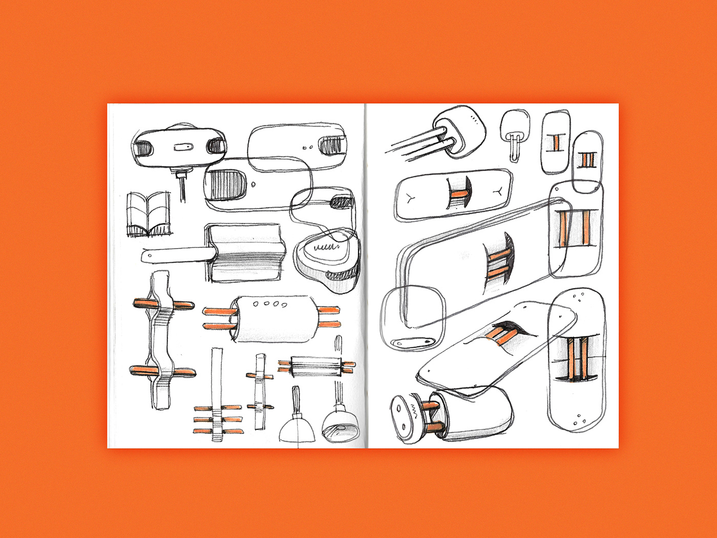 Marius Kindler，Sketch，two thousand and twenty-two，Hand drawn products，Marker expression，