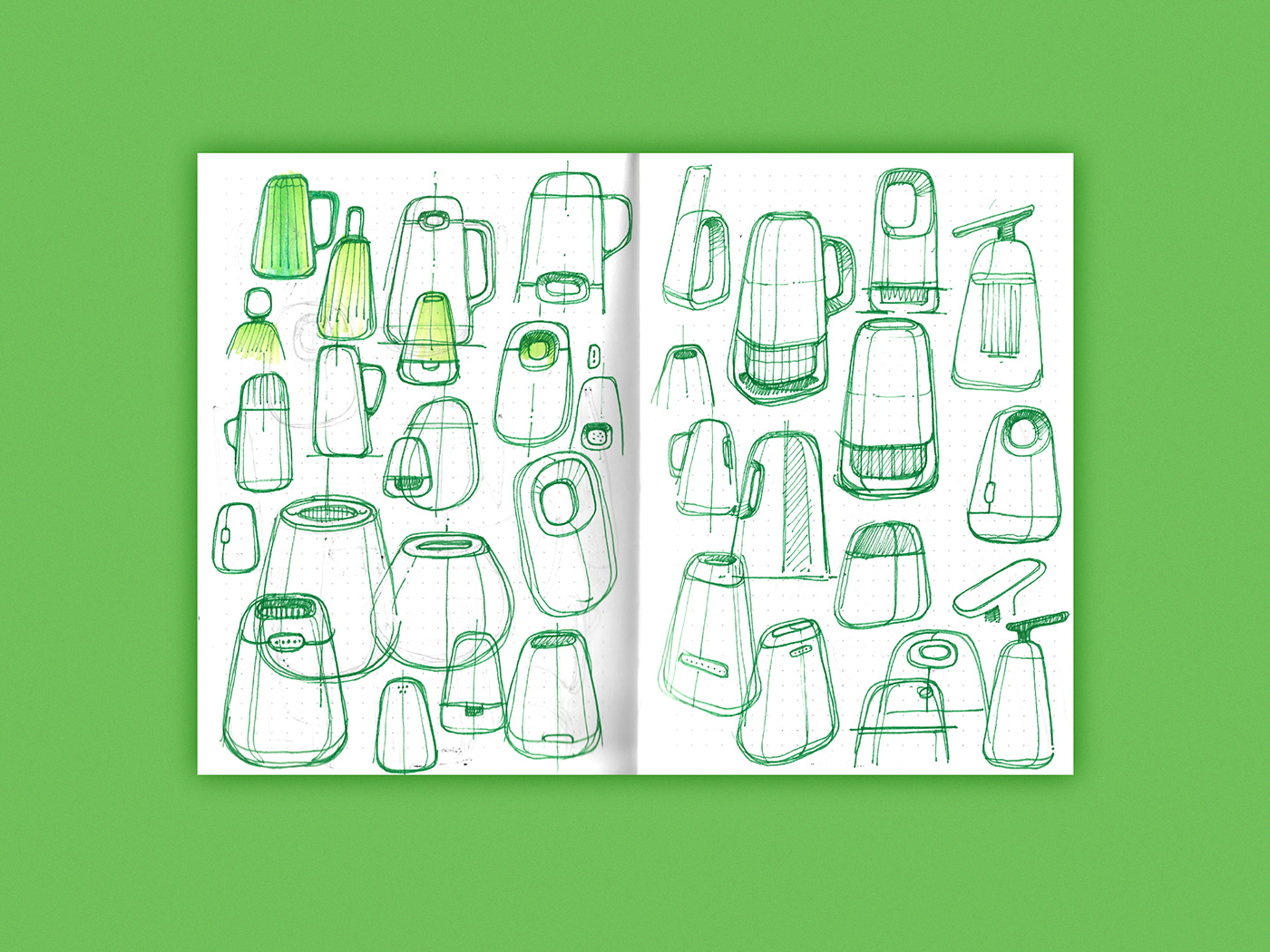 Marius Kindler，Sketch，two thousand and twenty-two，Hand drawn products，Marker expression，