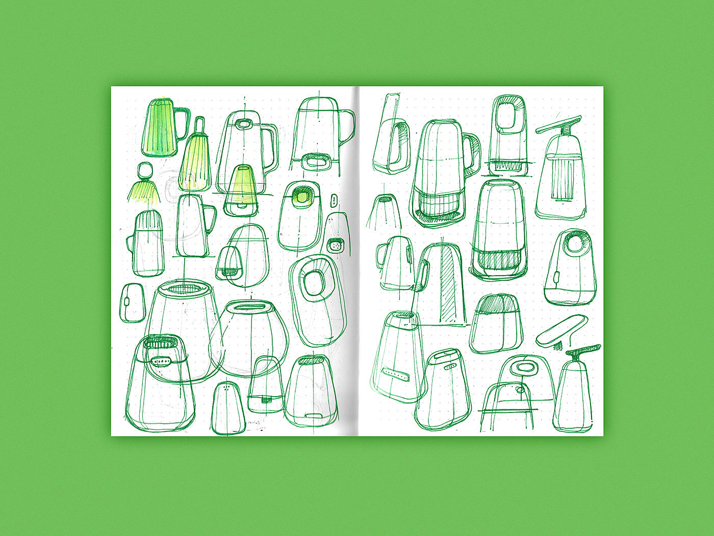 Marius Kindler，Sketch，two thousand and twenty-two，Hand drawn products，Marker expression，