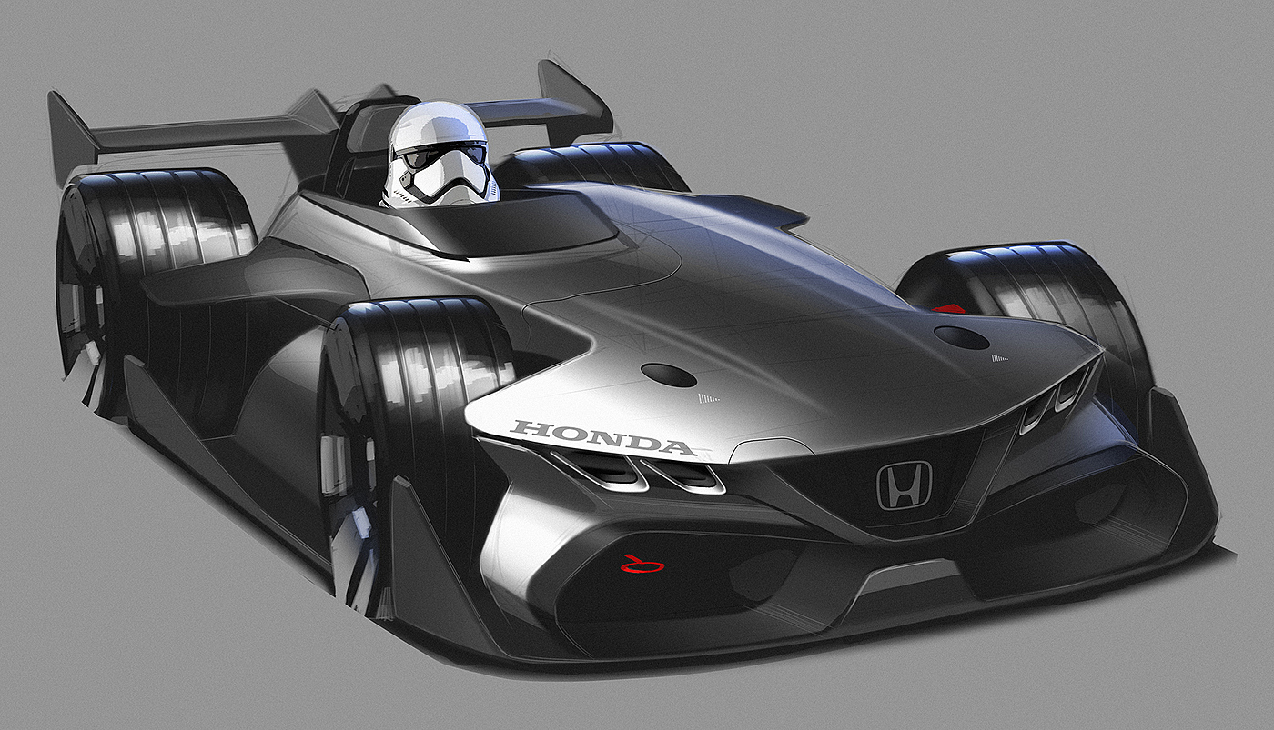 industrial design，Hand drawn，Render，automobile，