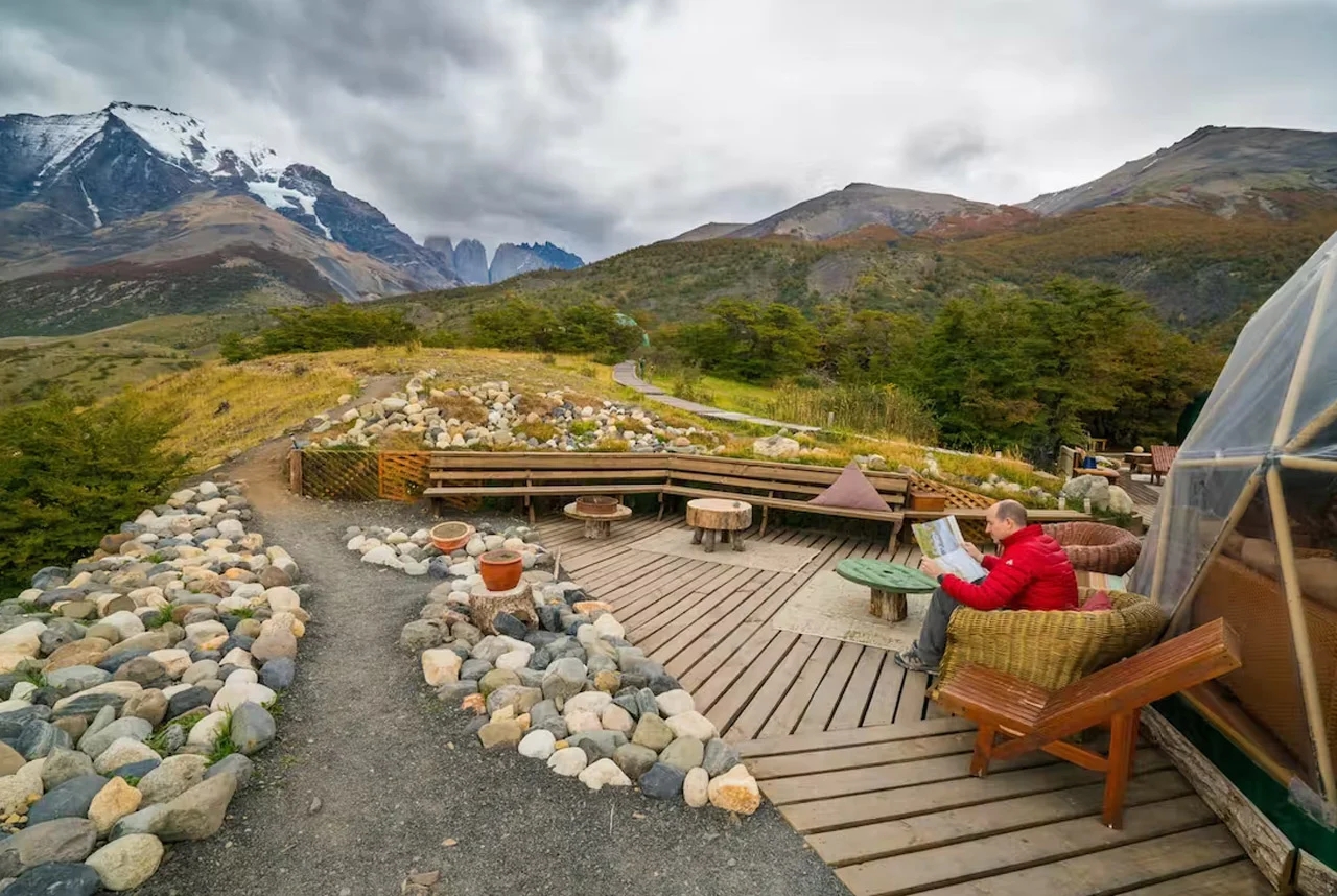 camping，Luxury camping，dome，on vacation，ecology，