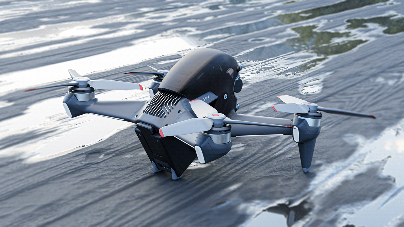 3D model，Render，cgi，DAY，FPV，industrial design，product design，