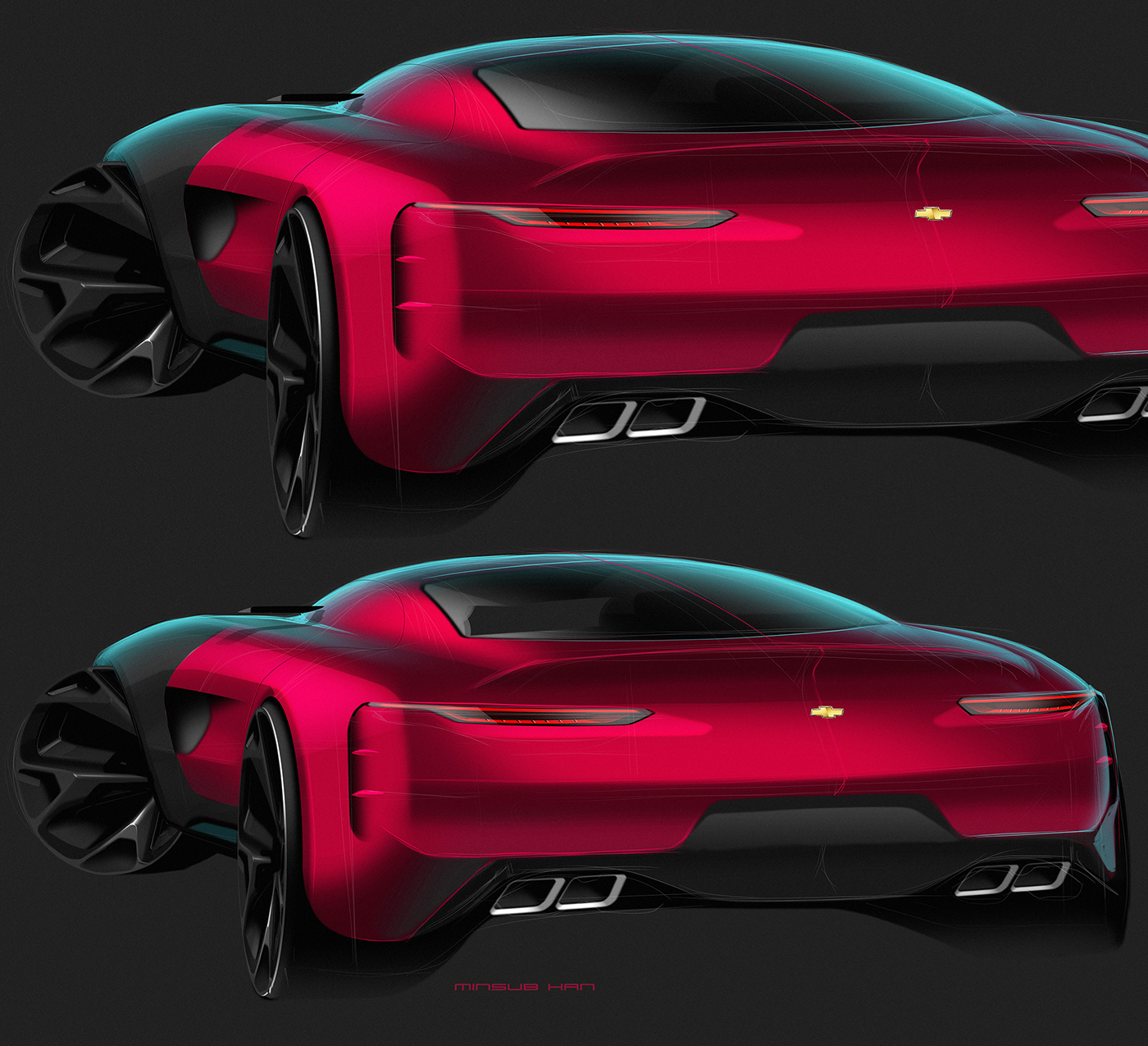 industrial design，Hand drawn，Render，automobile，