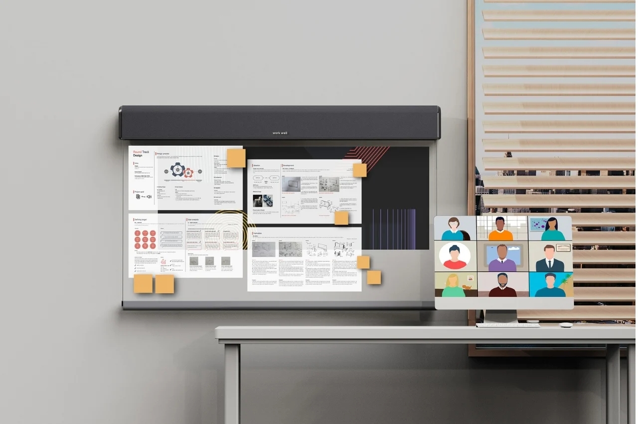 Beam projector，Scanner，wall，work environment，