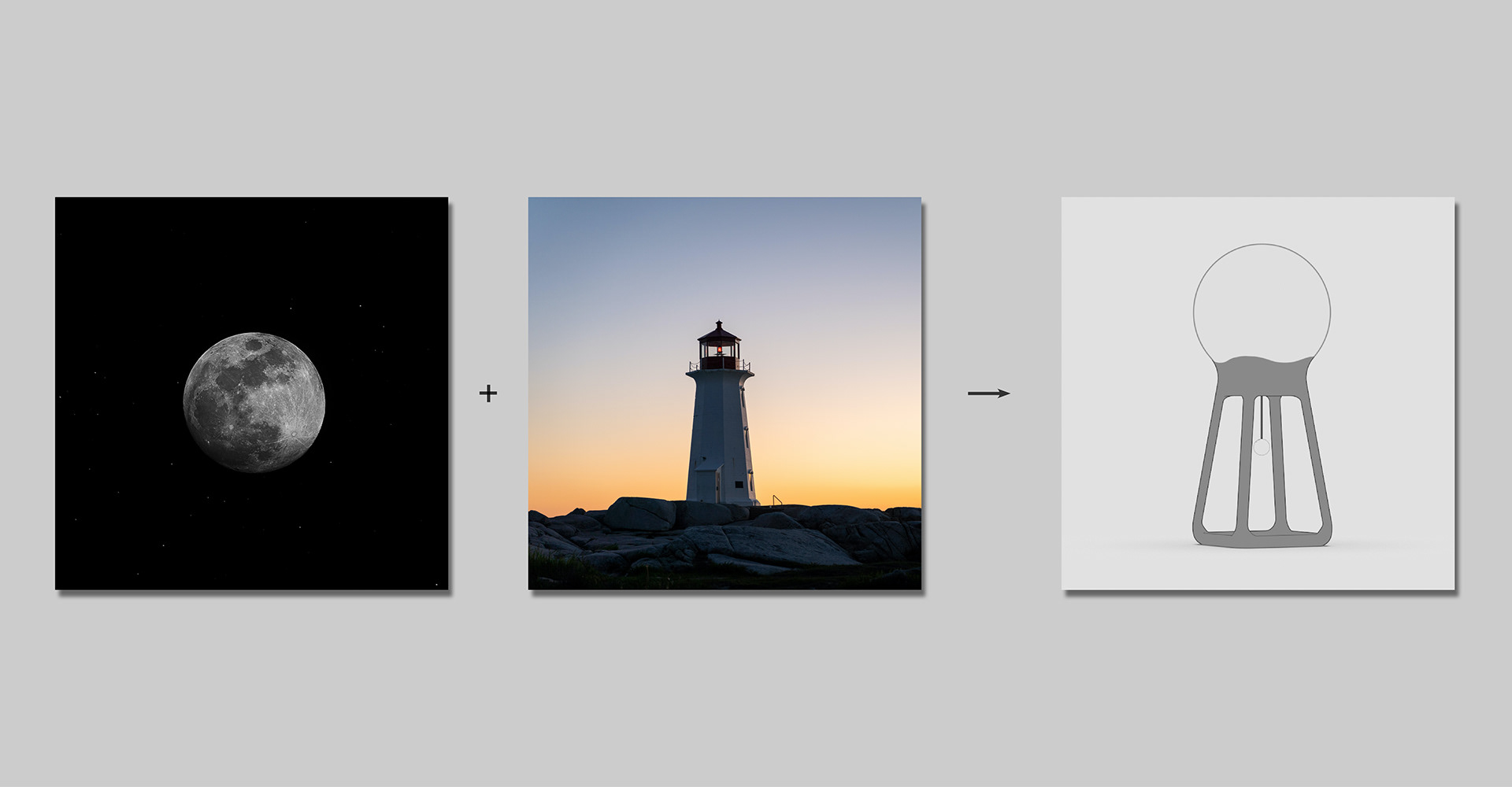 Desk lamp，ornament，spherical，Moon，