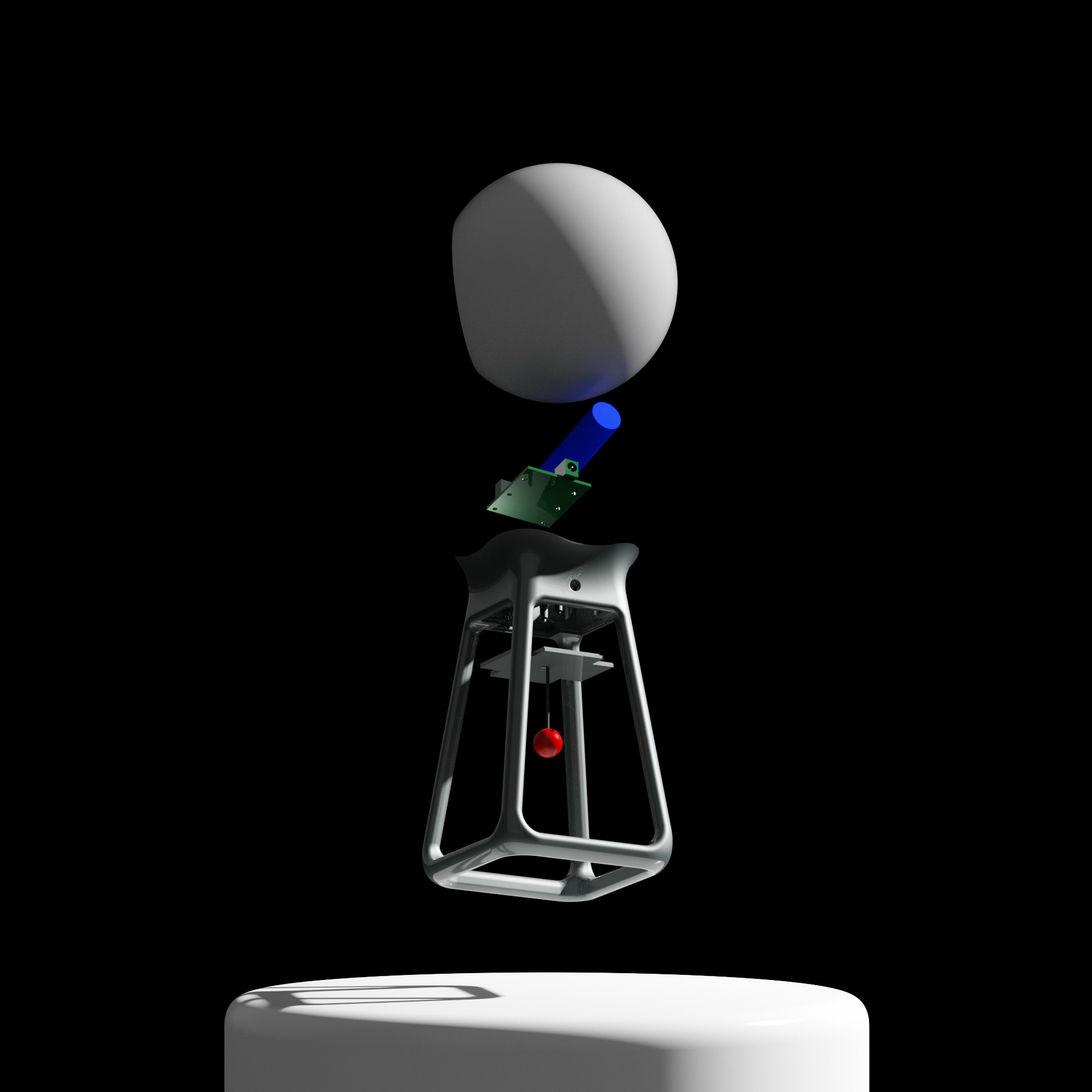 Desk lamp，ornament，spherical，Moon，