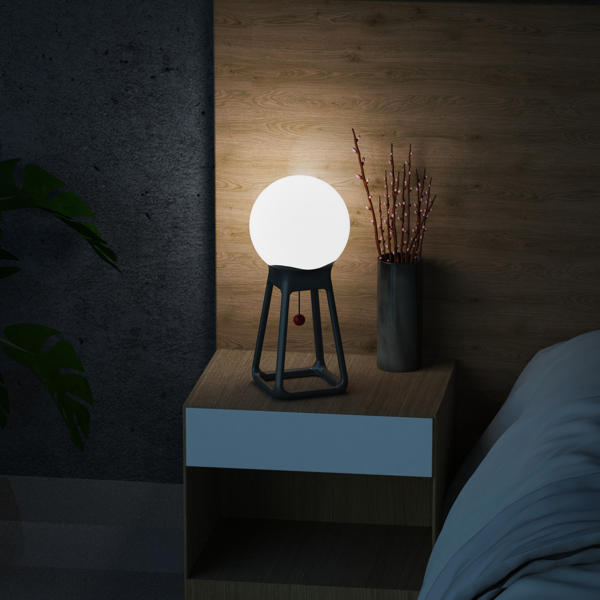 Desk lamp，ornament，spherical，Moon，