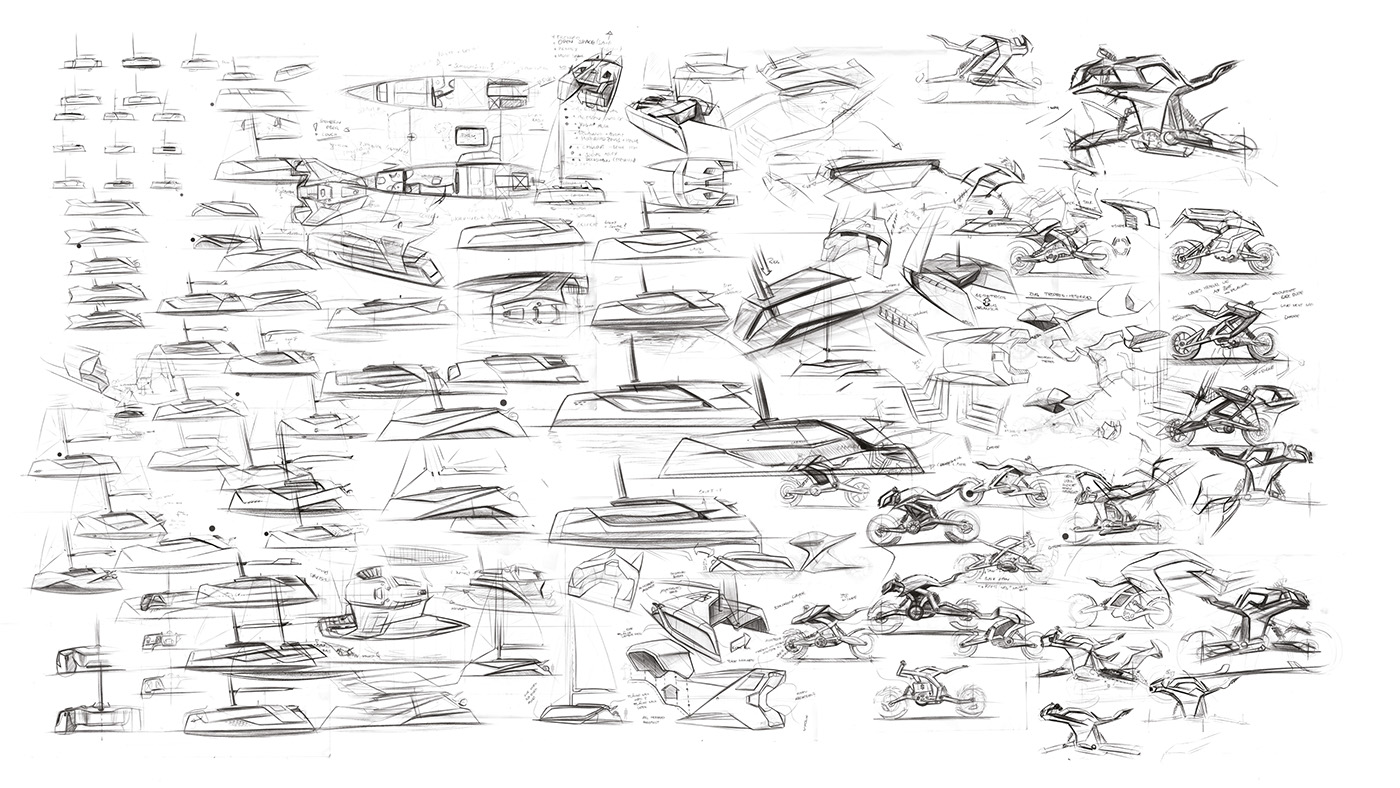 Hand drawn，Render，industrial design，