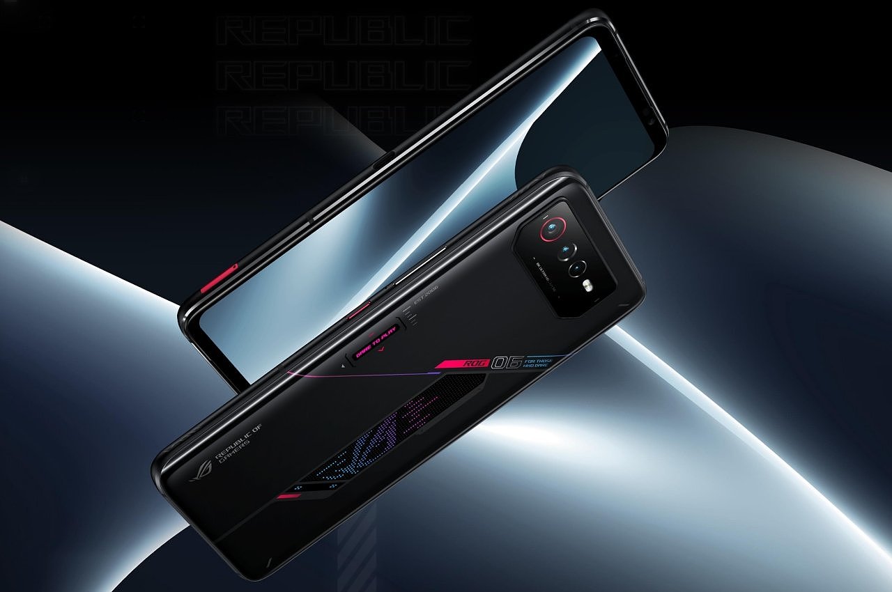 ASUS，ASUS ROG PHONE 6，Minimalism，Aesthetic design，mobile phone，Cyberpunk，Game phone，