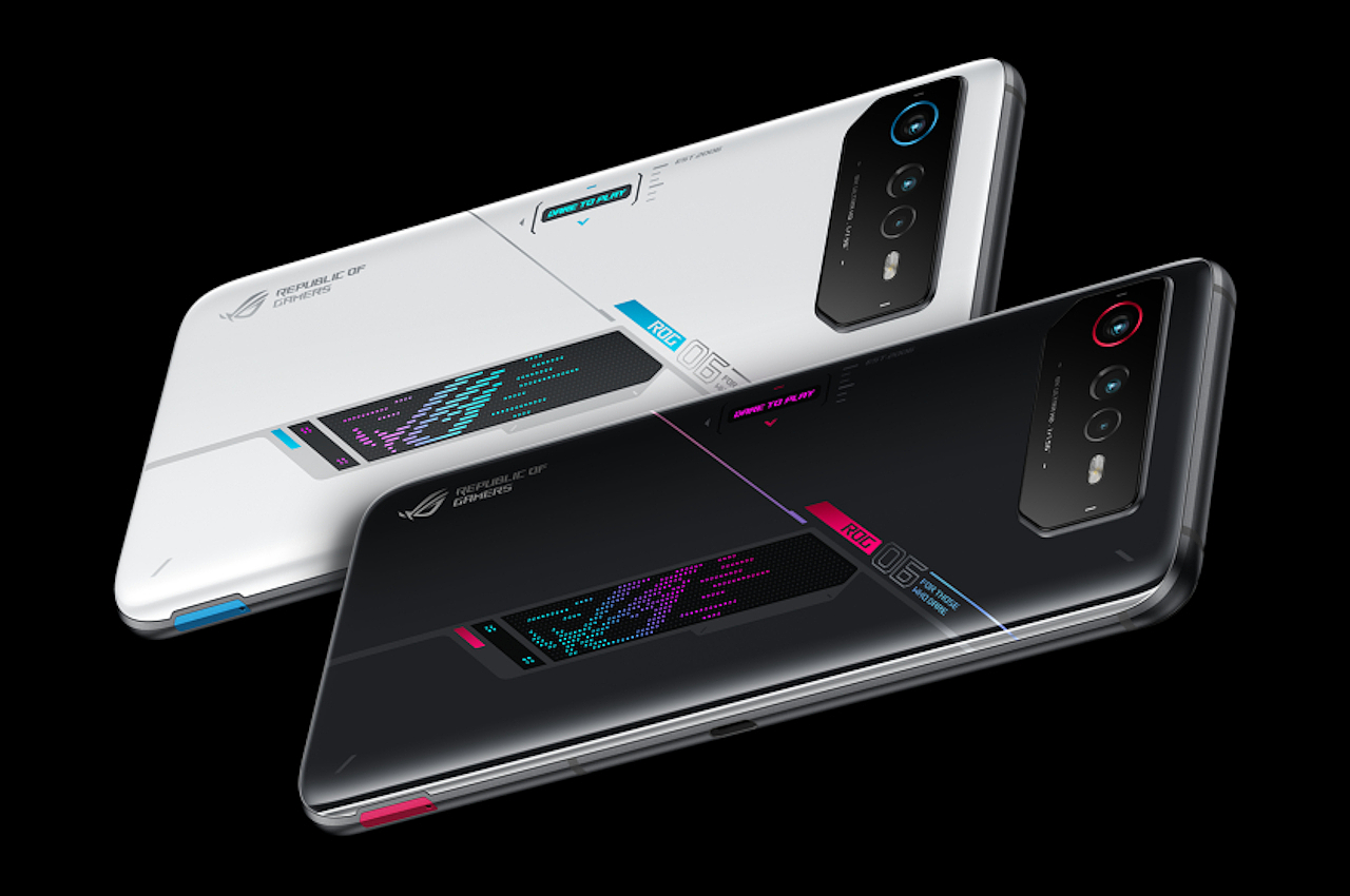 ASUS，ASUS ROG PHONE 6，Minimalism，Aesthetic design，mobile phone，Cyberpunk，Game phone，