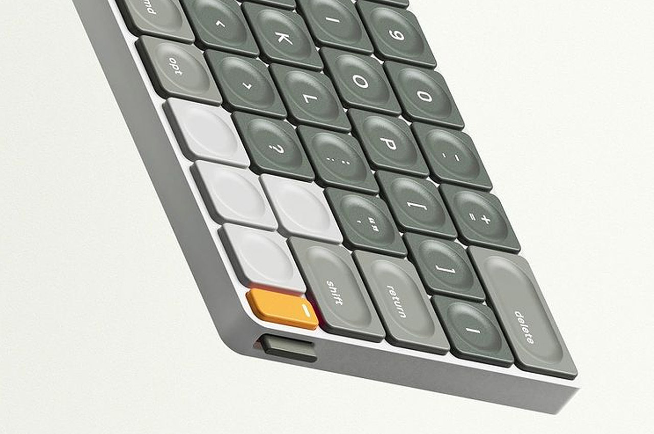 acollective，WFH keyboard，product design，Interactive keyboard，Ergonomics，Special keyboard for home office，