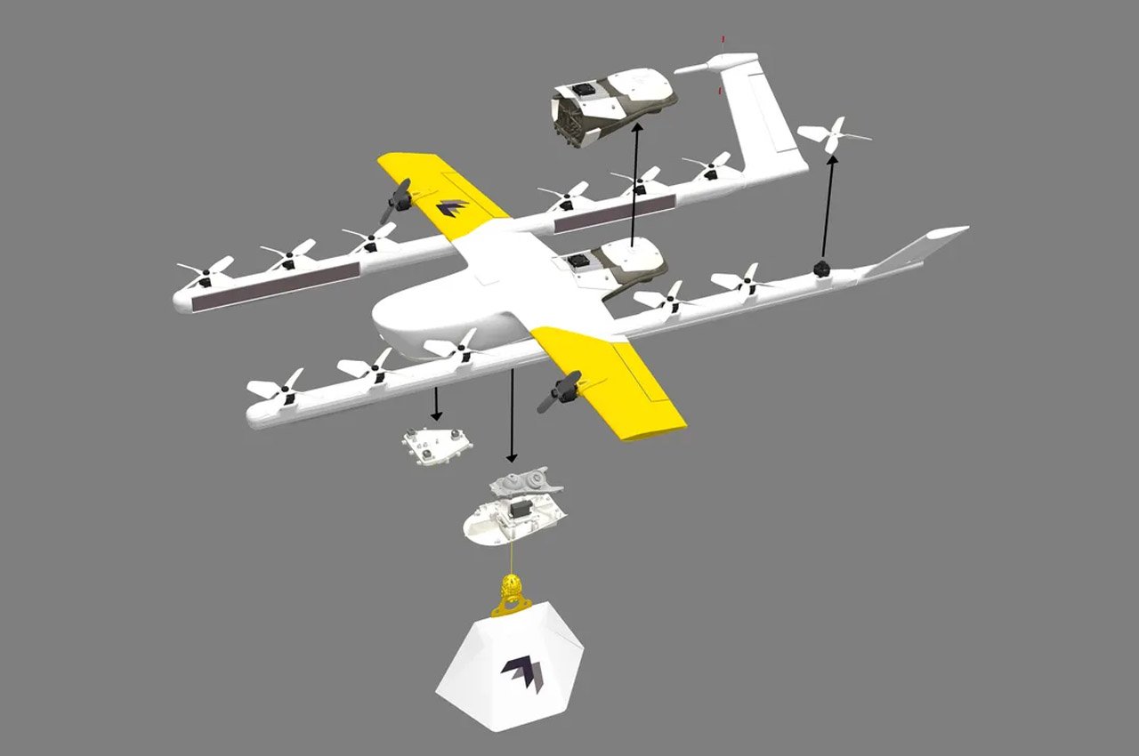 WING UAV，product design，Wing，Large UAV，Logistics industry，
