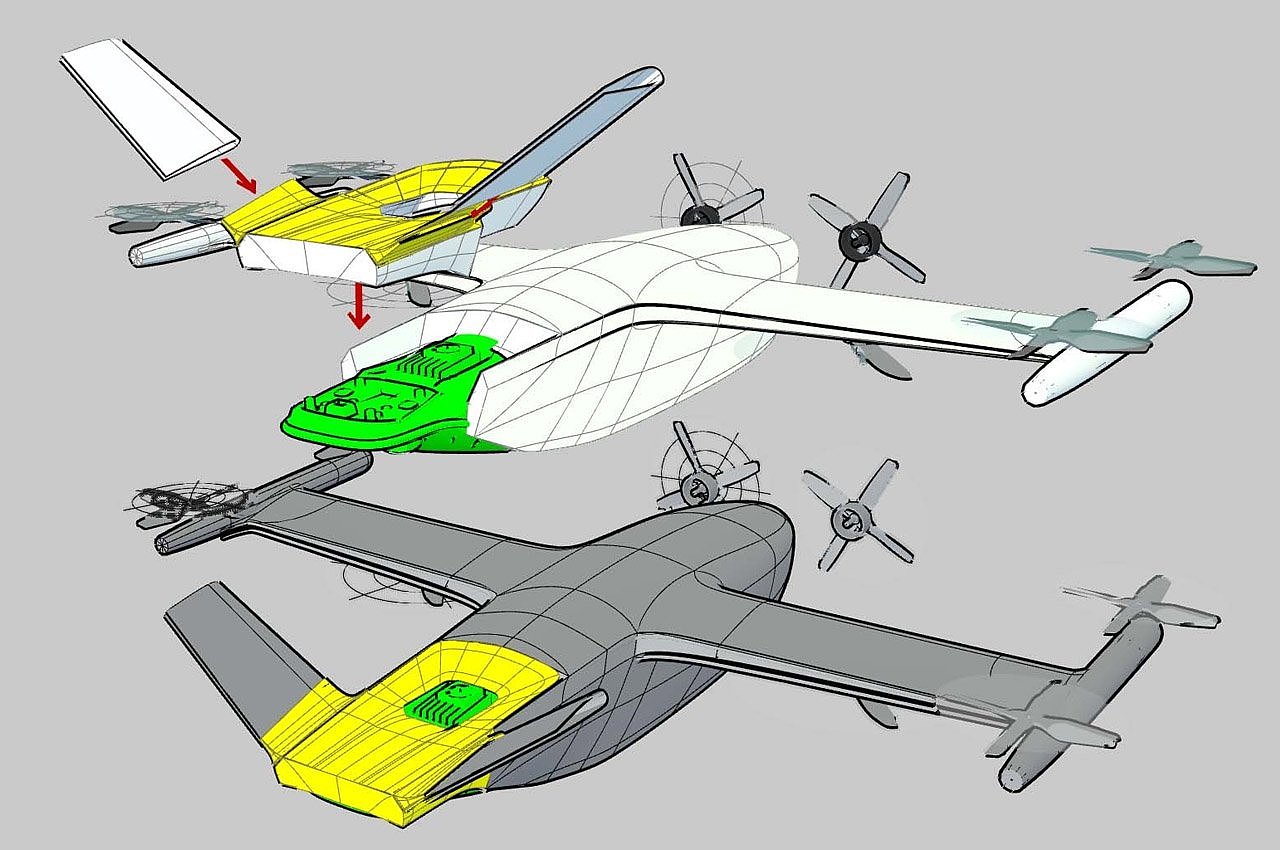 WING无人机，产品设计，Wing，大型无人机，物流业，