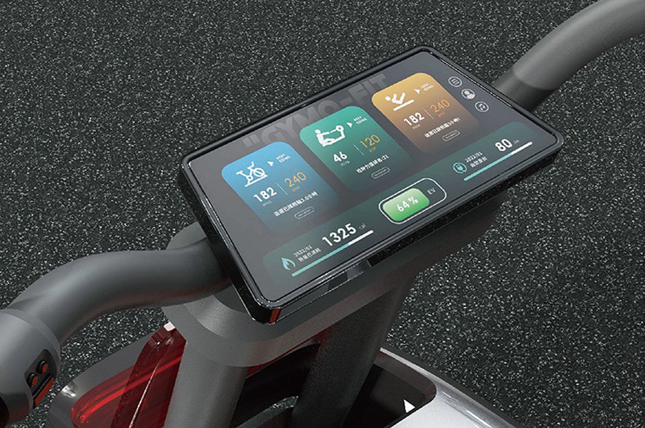 Raymond Wu，GYMO-FIT concept motorcycle，product design，Family fitness，Fitness motorcycle，Fitness Equipment，