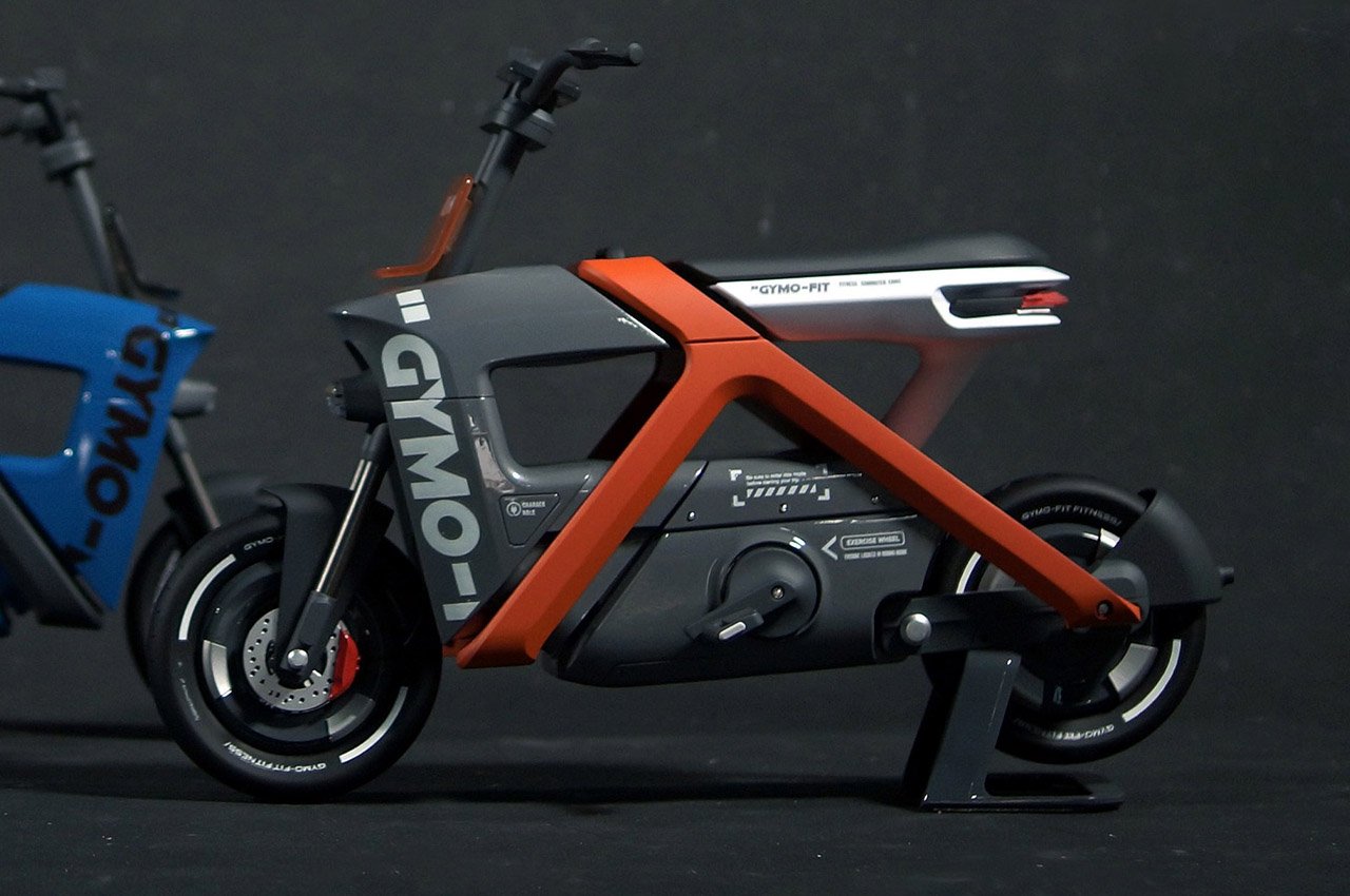Raymond Wu，GYMO-FIT concept motorcycle，product design，Family fitness，Fitness motorcycle，Fitness Equipment，