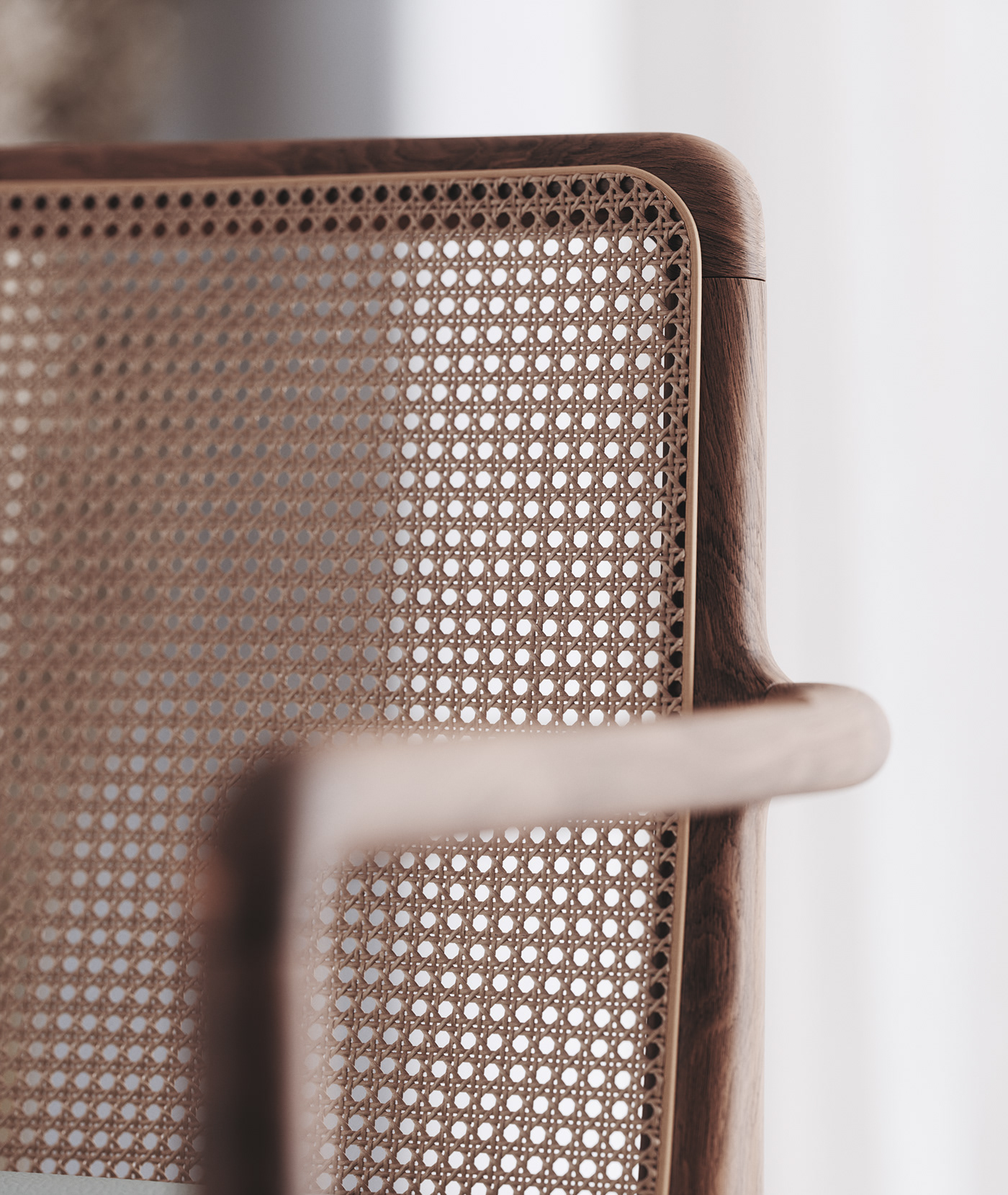 CGI chair，Appearance design，wooden ，texture，