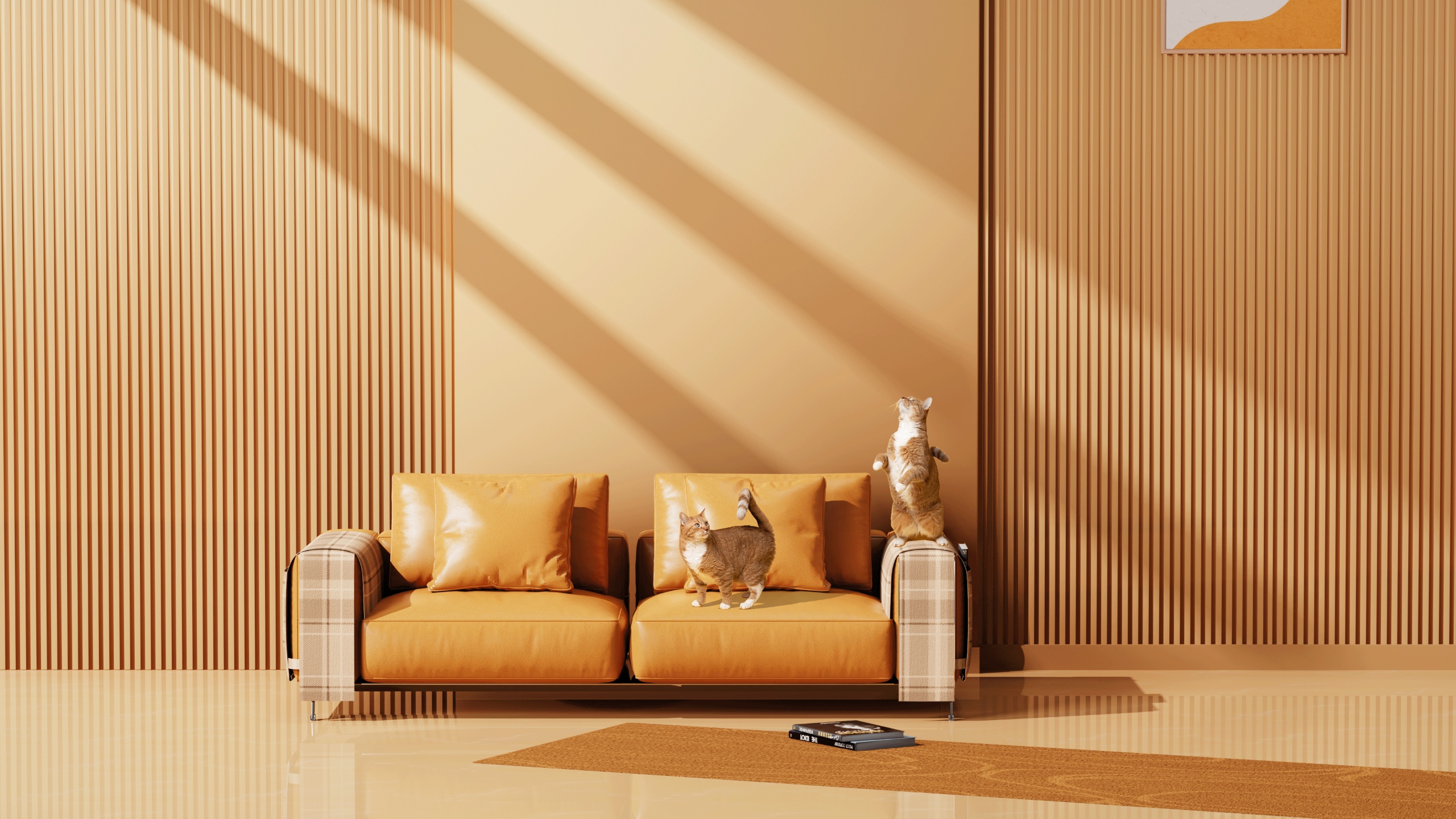 Sofa cover，Gloves，cat，sofa，