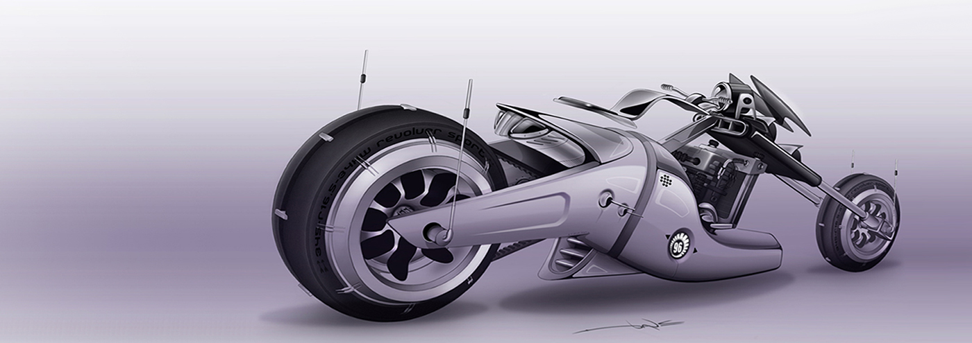 motorcycle，automobile，design sketch，
