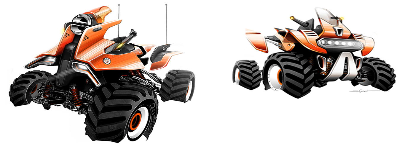 motorcycle，automobile，design sketch，