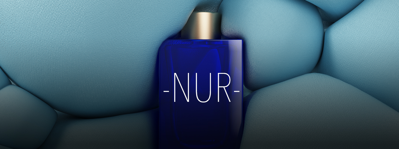 Perfume，blue，Bottle body，