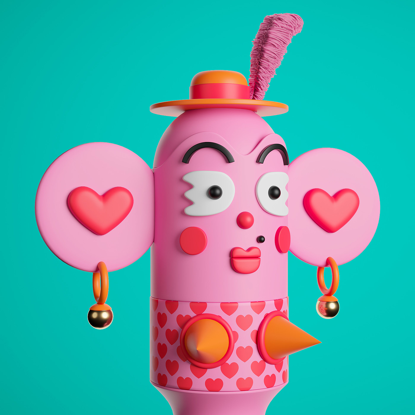 3d，Artwork，Image design，IP image，
